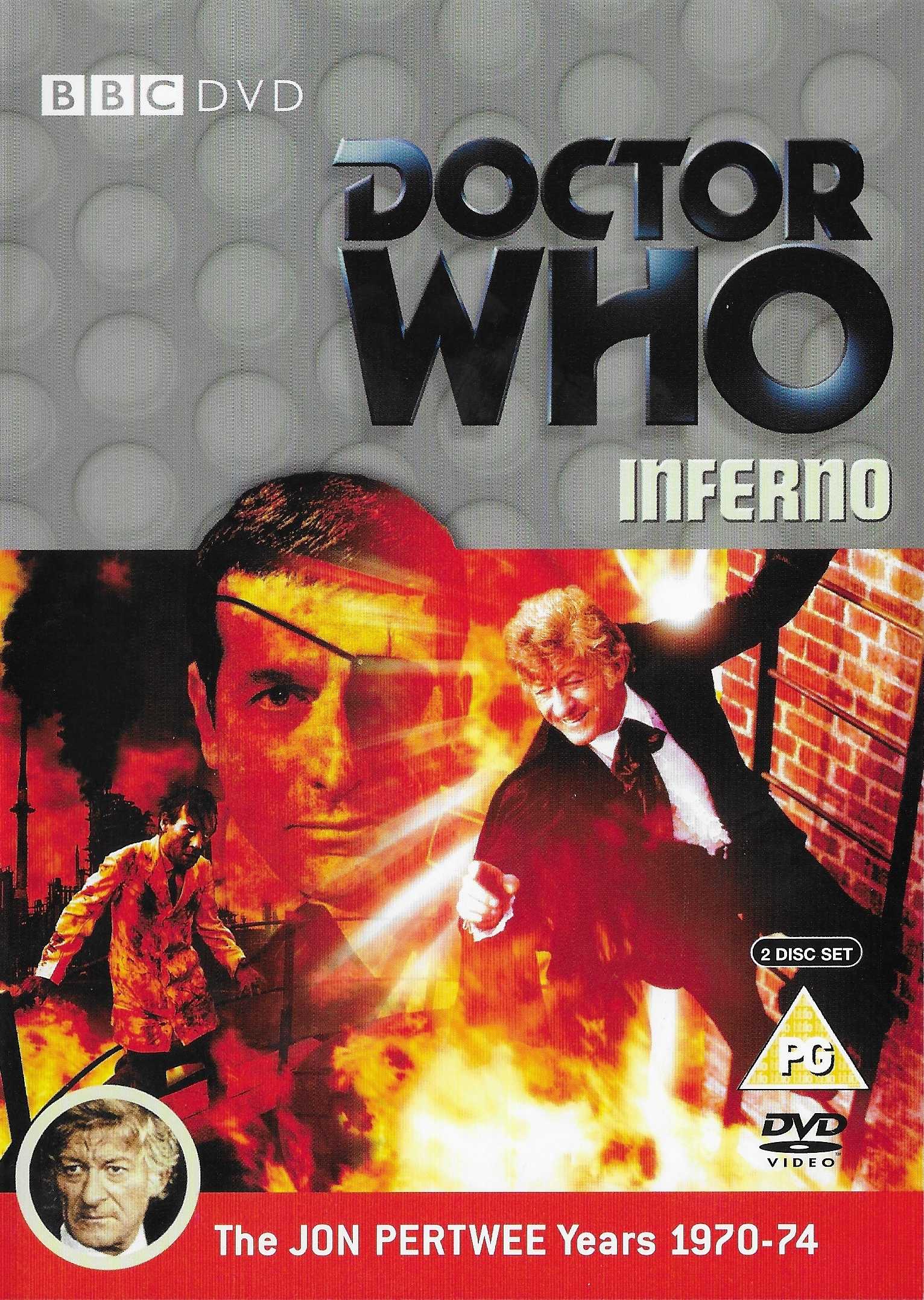 Picture of BBCDVD 1802 Doctor Who - Inferno by artist Don Houghton from the BBC records and Tapes library